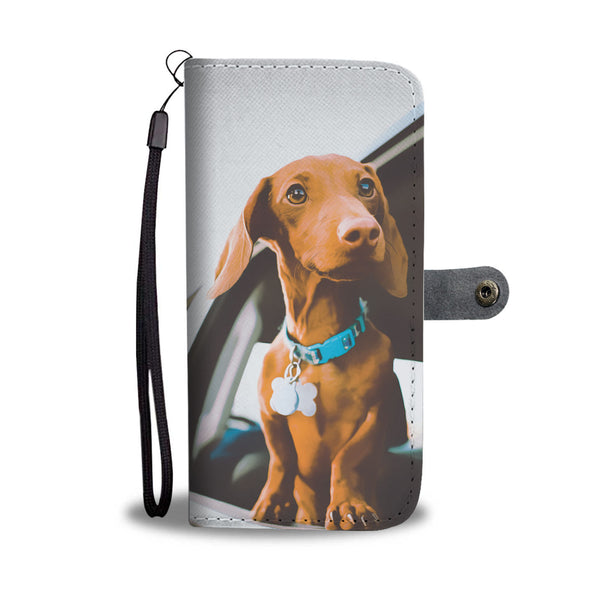 PERSONALISED Dachshund Wallet Case