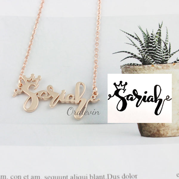 Custom Design Personalised Handwriting Necklace